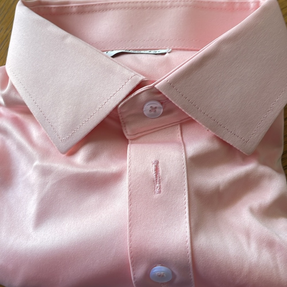 Collars & Co. Collar Polo Pink Size Medium NEW Without Tag - Picture 6 of 7